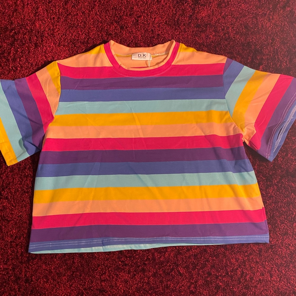 Striped Crop Top